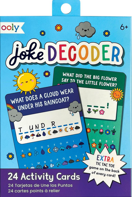 Activity Cards -  Joke Decoder - Elegant Mommy