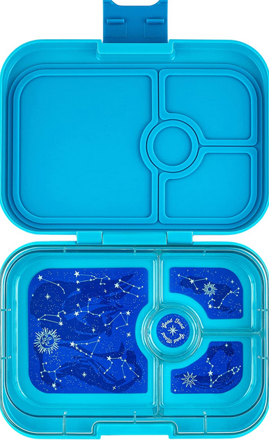 Leakproof Sandwich Friendly Bento Box - Yumbox Panino True Blue (Shark