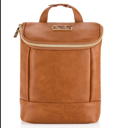 Itzy Ritzy Cognac Chill Like A Boss-Bottle Bag - Elegant Mommy
