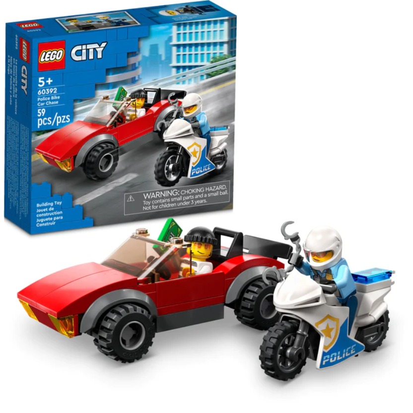 Police Bike Car Chase Lego City