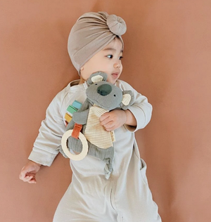 Holiday Penguin Plush Lovey + Teether Toy - Elegant Mommy
