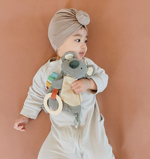 Holiday Penguin Plush Lovey + Teether Toy - Elegant Mommy