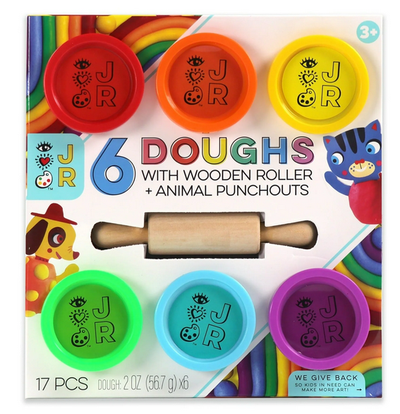 JR 6 Doughs + Wooden  Roller - Elegant Mommy