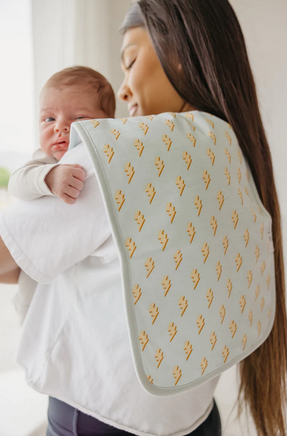 Copper Pearl Vance Burp Cloth -