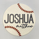 Sugar + Maple Round Sign | Baseball