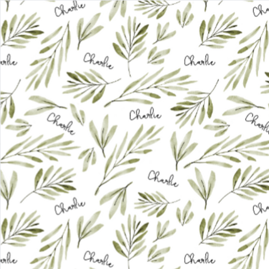 Sugar + Maple Plush Minky Fleece Personalized Blanket | Olive Branch