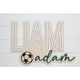 Sugar + Maple Bubble Soccer Wood Sign