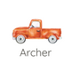 Sugar + Maple Personalized Bib | Trucks