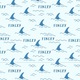 Sugar + Maple Personalized Bib | Shark Fin