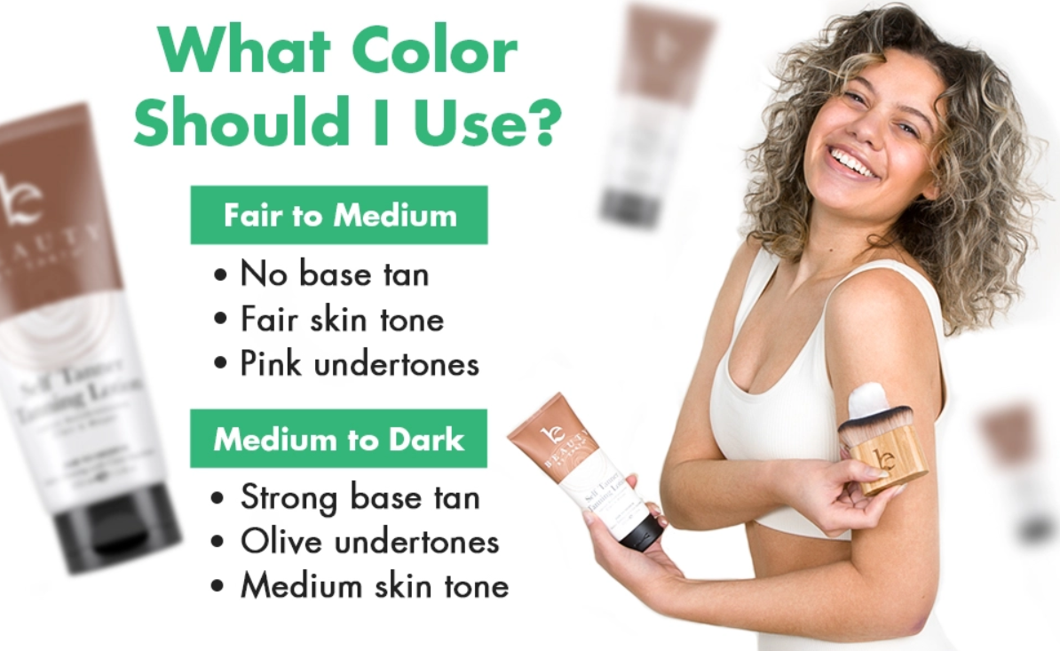 Self Tanner Body Lotion Medium to Dark