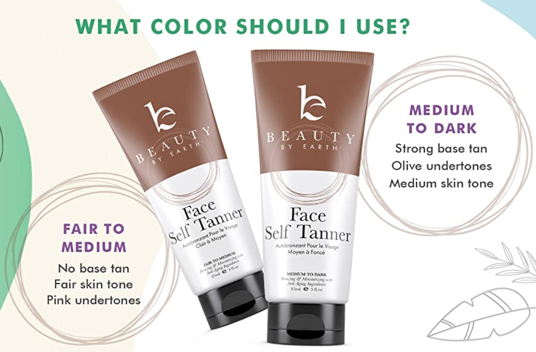 Self Tanner Face Lotion Fair to Medium