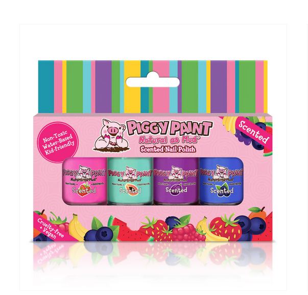 Scented Fruit Fairy Set Non-Toxic Kids Nail Polish