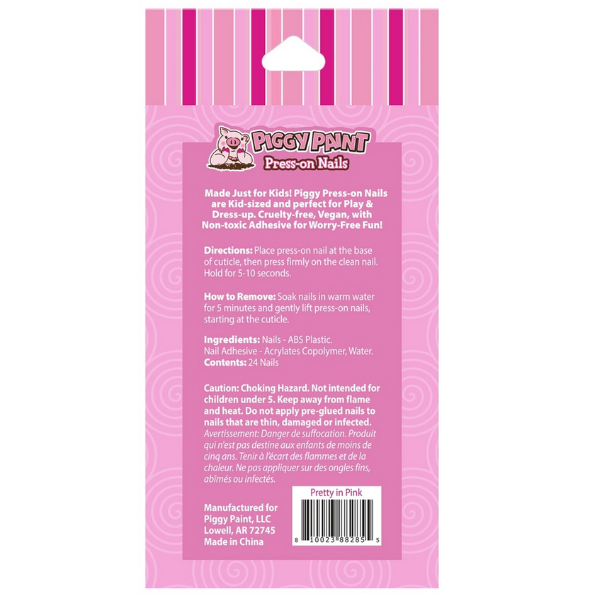 Pretty in Pink Kids Press-On Nails