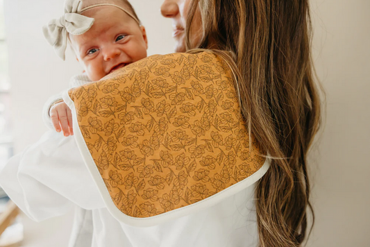 Copper Pearl Eden Burp Cloths