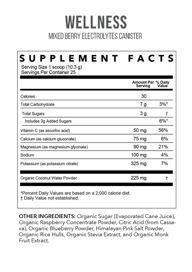 Mixed Berry Electrolytes | 25 Serving Canister