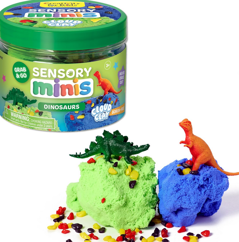 Sensory Minis Dinosaurs Cloud Clay