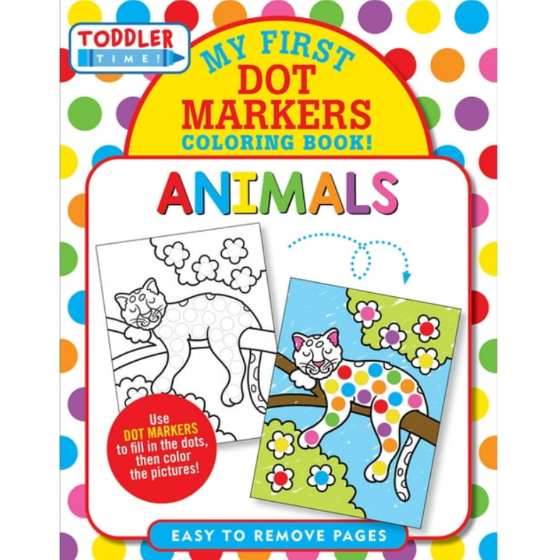 Animals Dot Markers Coloring Book