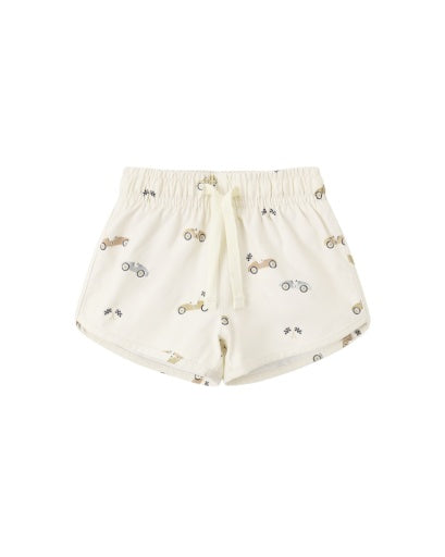 BOYS SWIM SHORT RACE CAR