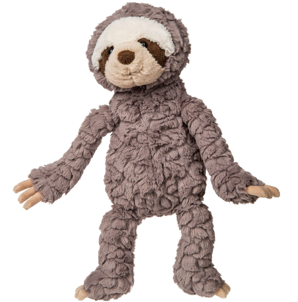 Putty Grey Plush Sloth