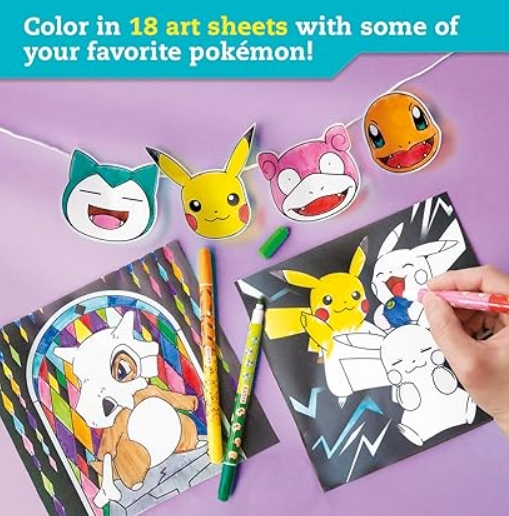 POKEMON STAINED GLASS  ART BOOK