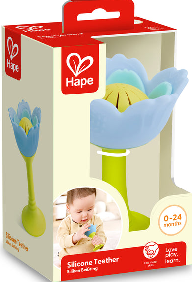 Rattle & Teether Blue