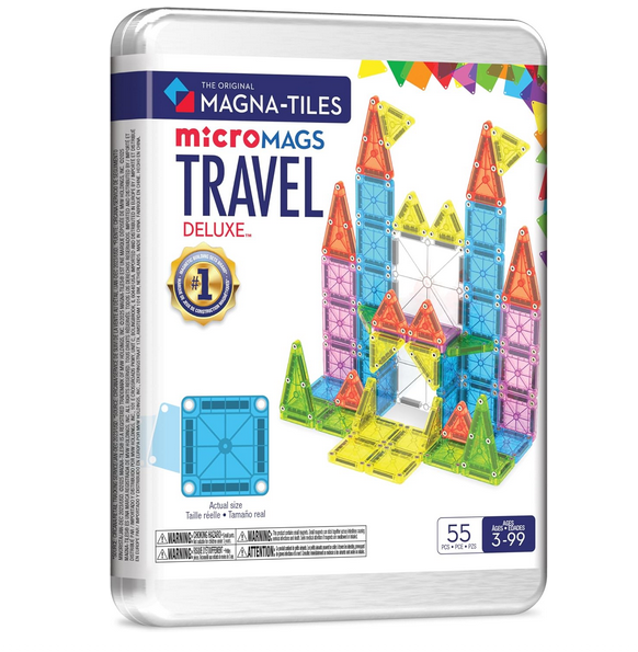 Magna-Tiles Travel Set Deluxe 55-Piece Set