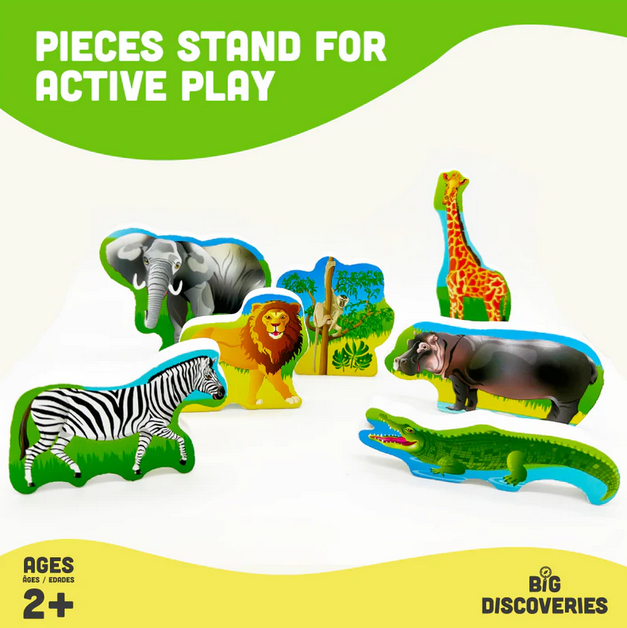 Wooden Puzzle - Safari Animals