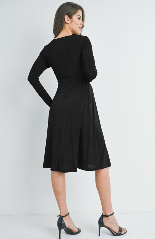 nursing+dresses+formal Sarah Empire Maternity & Nursing Dress in TENCEL (Regular & Petite) S / Beige main image 1