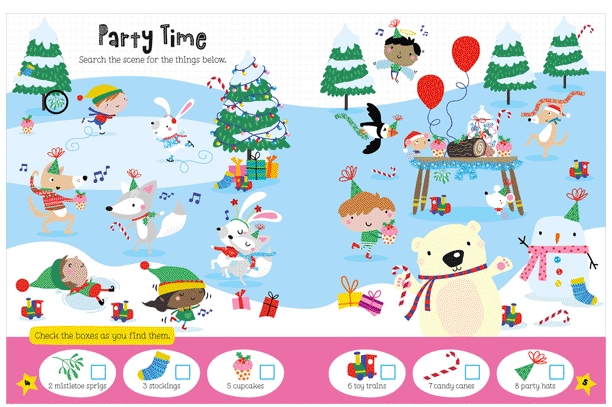 Shiny Stickers Christmas Wonderland Activity Book