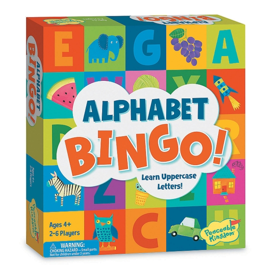 ALPHABET BINGO BOARD GAME