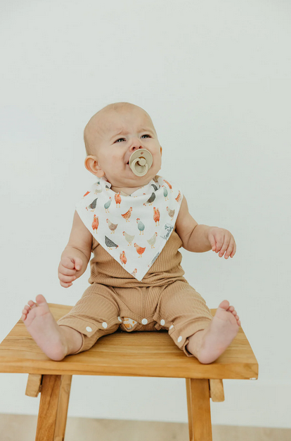 Farmstead Single Bandana Bib By Copper Pearl