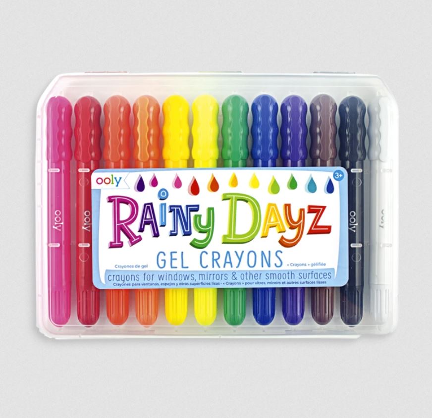 Rainy dayz gel crayons - 12pc