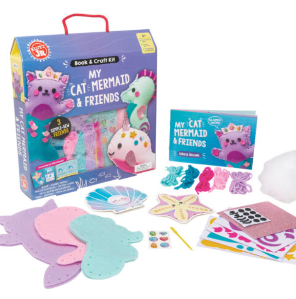 Klutz Jr. My Cat Mermaid + Friends Craft Kit