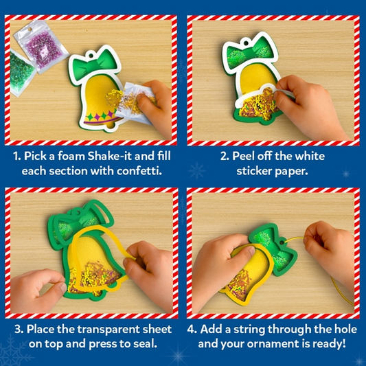 Shake It's! Christmas Ornaments Activity Set
