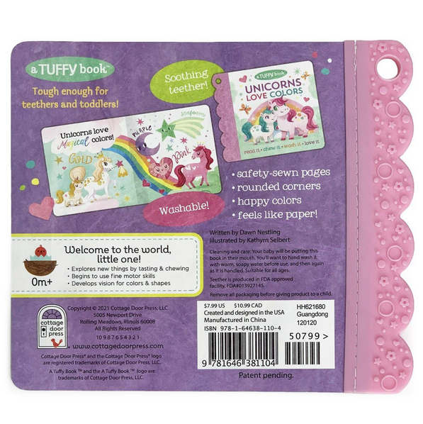 Unicorns Love Colors Tuffy Book