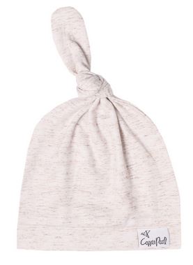 Oat Top knot Hat 0-4mo