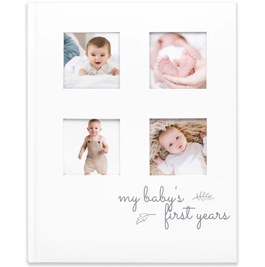 Sketch Baby First Years Memory Book -Alpine White