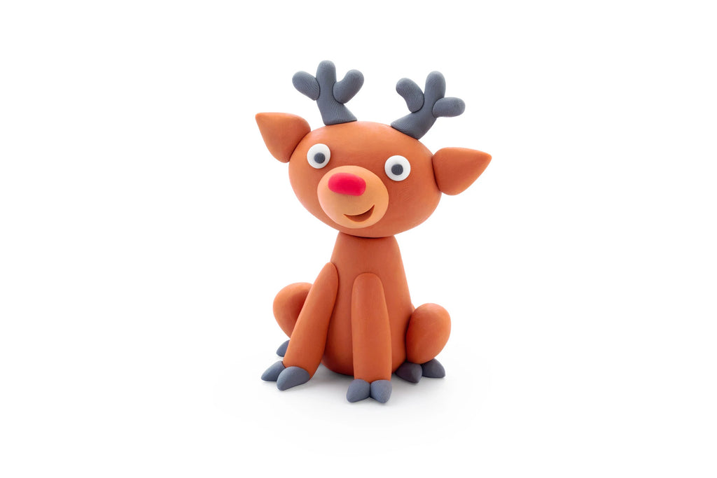 Hey Clay Holiday- Reindeer