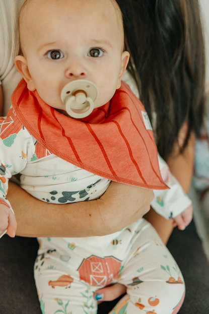 Farmstead Single Bandana Bib By Copper Pearl