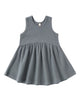 RIBBED TANK DRESS OCEAN