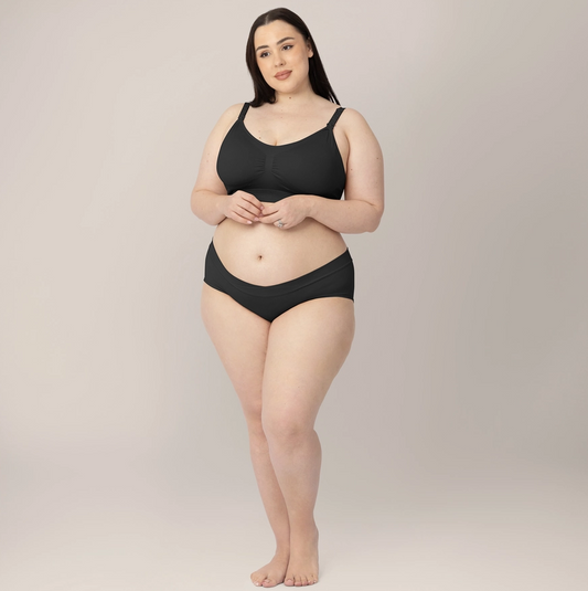 Bamboo Maternity Hipster Panties S/M