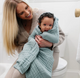*Steel Infant Hooded Bath Towel