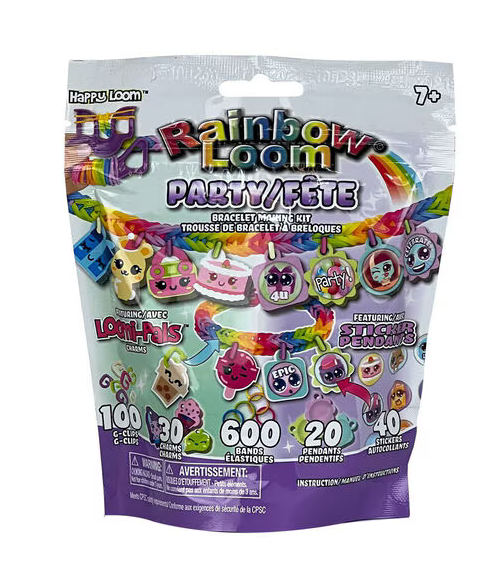 Rainbow Loom - Party DIY Pendants + Collectible