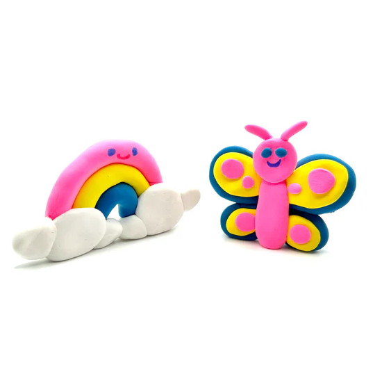 Creatibles D.I.Y. Air-Dry Clay Kit: Rainbow BFFs