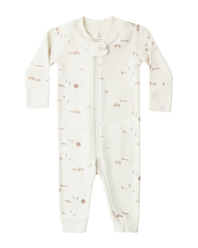 *ZIP LONGSLEEVE SLEEPER FARM