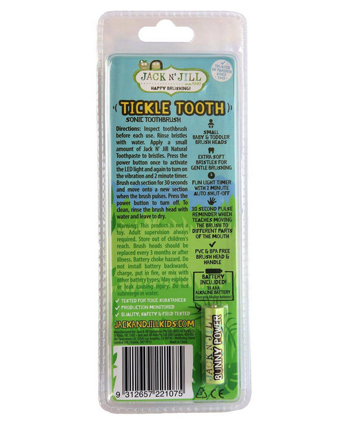 Sonic Tickletooth Brush + Replacement Head - Elegant Mommy