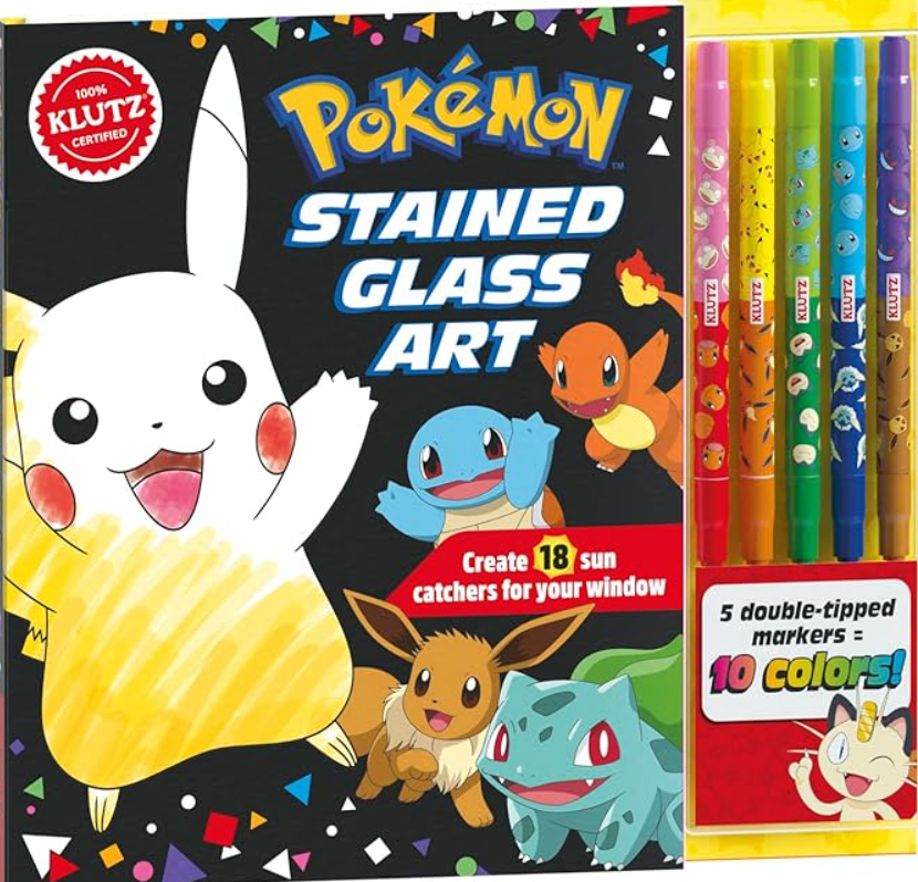 POKEMON STAINED GLASS  ART BOOK