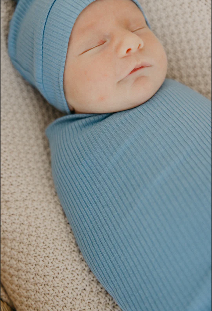 Atlantic Rib Knit Blanket Single - Elegant Mommy