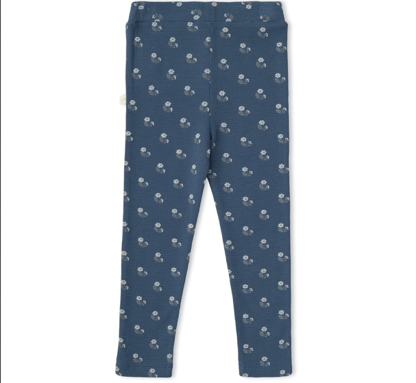 Organic Set- Navy Top + Indigo Blossom Bottom