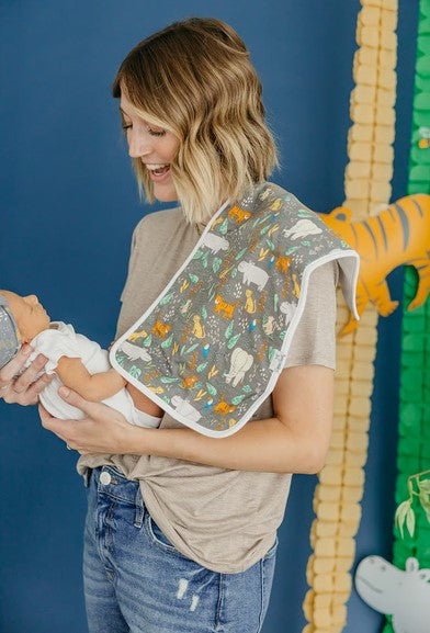 Copper Pearl Bengal Burp Cloth